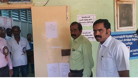 பலத்த பாதுகாப்புடன் நடந்த சங்கராபுரம் ஊராட்சி துணைத் தலைவர் தேர்தல்: பாண்டியராஜன் வெற்றி 