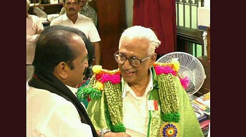 வைகோ மற்றும் க.அன்பழகன்: கோப்புப்படம்