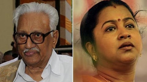 மிகச்சிறந்த ஆளுமைகளில் ஒருவர் க.அன்பழகன்: ராதிகா புகழாஞ்சலி