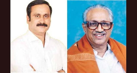 அன்புமணி ராமதாஸ் - க.அன்பழகன்: கோப்புப்படம்