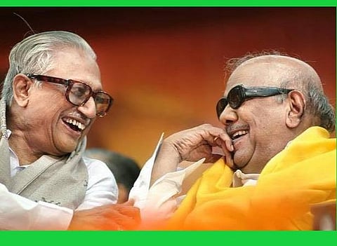 கருணாநிதியை திமுக தலைவராக ஏற்க மறுத்த அன்பழகன்: 'நெஞ்சுக்கு நீதி' சுவாரசியம்