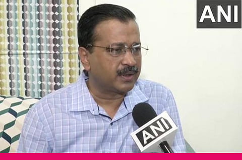 டெல்லி முதல்வர் அரவிந்த் கேஜ்ரிவால் பேட்டி அளித்த காட்சி :  படம் | ஏஎன்ஐ.
