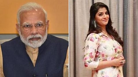பிரதமர் மோடியின் ட்வீட்டைக் குறிப்பிட்டு கேள்வி எழுப்பியுள்ள வரலட்சுமி