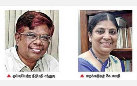 நிர்பயா குற்றவாளிகளுக்கு நிறைவேறியது தூக்கு: வழக்கறிஞர் கே.சுமதி - ஓய்வுபெற்ற நீதிபதி கே.சந்துரு மாறுபட்ட கருத்து