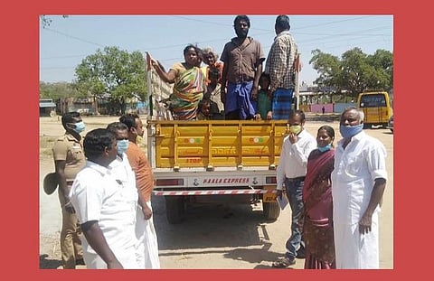 நாடோடி தொழிலாளர்கள் மீட்பு