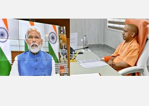 ஏப்ரல் 15ம் தேதி லாக்-டவுன் உத்தரவுகள் அகற்றப்படும்: கூட்டம் சேராமல் இருப்பதை உறுதி செய்ய வழிமுறைகள் தேவை: எம்.பி.க்களிடம் ஆலோசனைக் கேட்ட உ.பி.முதல்வர் யோகி ஆதித்யநாத் 