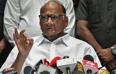 தேசியவாத காங்கிரஸ் தலைவர் சரத் பவார் : கோப்புப்படம்.