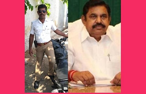 கரோனா பாதுகாப்புப் பணியில் உயிரிழந்த மயிலாப்பூர் காவலர் குடும்பத்துக்கு ரூ.10 லட்சம் இழப்பீடு, குடும்பத்தில் ஒருவருக்கு அரசு வேலை: முதல்வர் அறிவிப்பு