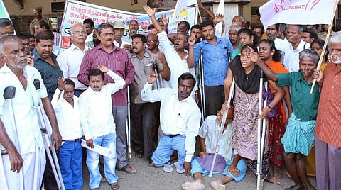 70 ஆயிரம் மாற்றுத்திறனாளிகள் வாடும் நிலை: ரூ.5000 நிவாரண உதவி; முதல்வருக்கு டிசம்பர் 3 இயக்கம் கோரிக்கை