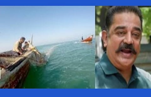 மீன்பிடி தடைக்காலத்தை அமல்படுத்திவிட்டு பன்னாட்டு கப்பல்களை கடலில் அனுமதிக்கலாமா?-கமல் கேள்வி