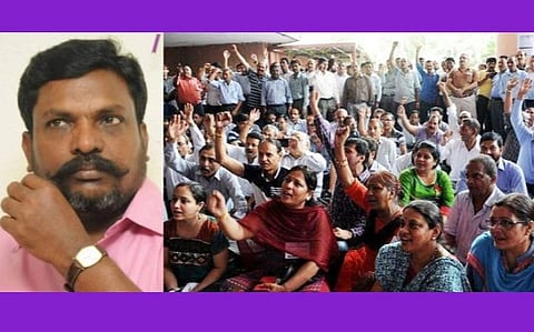 கரோனா தொற்று சூழலைப் பயன்படுத்திக்கொண்டு தொழிலாளர் உரிமைகளைப் பறிக்க முயற்சி: மத்திய அரசுக்கு திருமாவளவன் கண்டனம் 