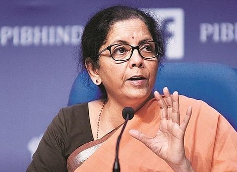மத்திய நிதியமைச்சர் நிர்மலா சீதாராமன் : கோப்புப்படம்