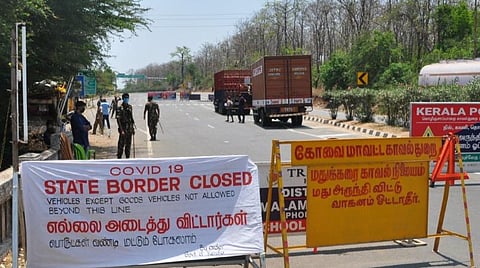தமிழக - கேரள வாளையாறு எல்லைப் பகுதி.