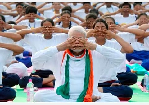 யோகா தினம்: நாட்டு மக்களிடம் 21ம் தேதி பிரதமர் மோடி உரை