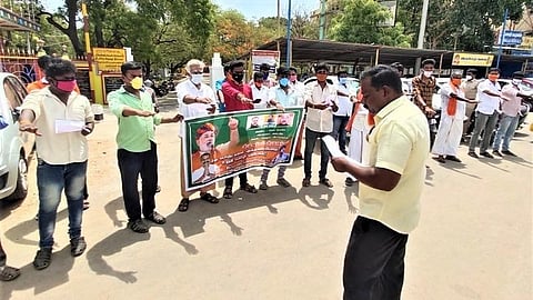 சீனப் பொருட்களைத் தவிர்க்க கோவில்பட்டியில் பாஜக உறுதியேற்பு