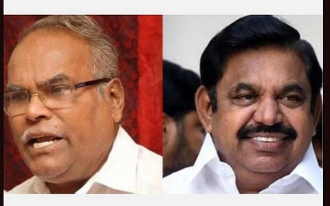 கே.பாலகிருஷ்ணன் - முதல்வர் பழனிசாமி: கோப்புப்படம்