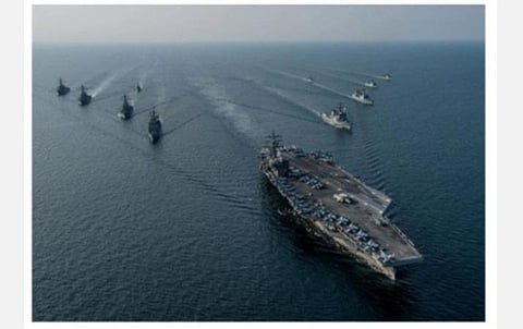 சீனாவுக்கு மறைமுக எச்சரிக்கை: தென் சீன கடல் பகுதியில் அமெரிக்கா போர் பயிற்சி