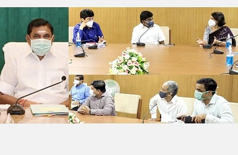 தமிழகம் வந்துள்ள மத்திய மருத்துவக்குழு முதல்வருடன் ஆலோசனை 