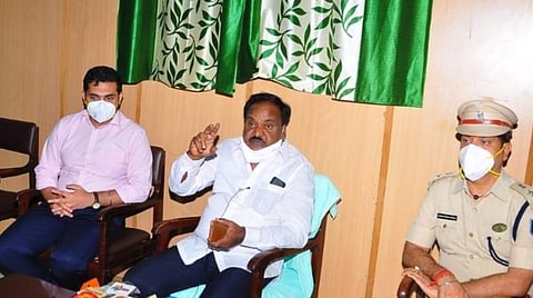 புதுச்சேரி மாநிலங்களவை உறுப்பினர் என்.கோகுலகிருஷ்ணன்.