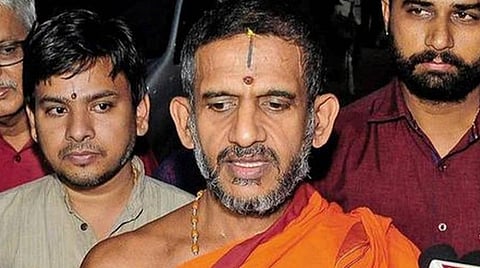 உடுப்பி பெஜாவர் மடத்தின் தலைவர் விஸ்வபிரசன்ன தீர்த்த சுவாமி: கோப்புப் படம்.