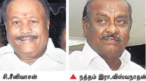 திண்டுக்கல் அதிமுகவில் கோஷ்டிப்பூசலுக்கு தீர்வுகண்ட கட்சித்தலைமை: முன்னாள், இந்நாள் அமைச்சர்களுக்கு மாவட்டச் செயலாளர் பதவி 