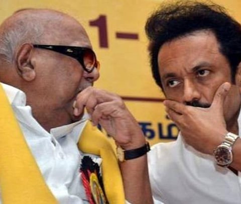 கருணாநிதி - மு.க.ஸ்டாலின்: கோப்புப்படம்