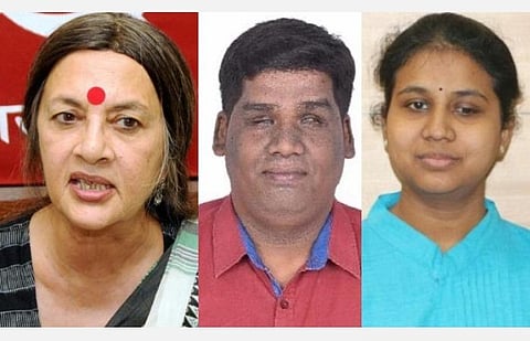 சிவில் சர்வீஸ் தேர்வில் வெற்றி: பார்வை மாற்றுத்திறனாளிகள் பூரண சுந்தரி, பாலநாகேந்திரனுக்கு  பிருந்தா கராத் தொலைபேசியில் வாழ்த்து