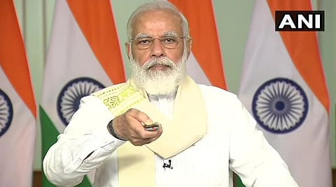 அந்தமான் நிகோபர் தீவுகளுக்கு அதிவேக இணையதள வசதியைத் தொடங்கி வைத்த பிரதமர் மோடி: படம் | ஏஎன்ஐ.
