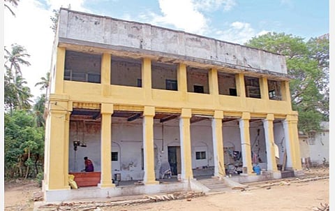 உறையூரில் எம்ஜிஆர் தங்குவதற்காக வாங்கப்பட்ட பங்களா. ﻿﻿படம்: ஜி.ஞானவேல்முருகன்﻿