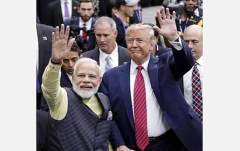 மோடி வீடியோவை வெளியிட்டு ட்ரம்ப் பிரச்சாரம்