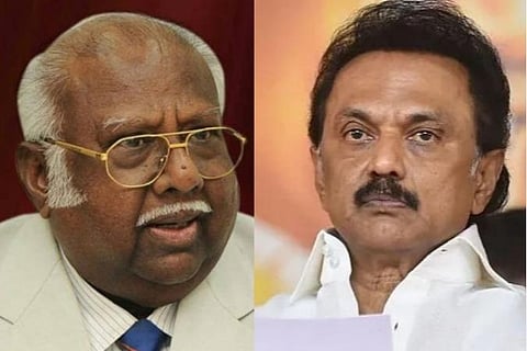 'உச்ச நீதிமன்றத்தில் இந்தியைக் கட்டாயமாக்கக் கூடாது' என டெல்லியில் அமர்ந்து பரிந்துரைத்தவர்: முன்னாள் நீதியரசர் ஏ.ஆர்.லட்சுமணன் மறைவுக்கு ஸ்டாலின் இரங்கல்