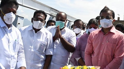 வைகை அணையிலிருந்து முதல்போக பாசனத்திற்காக தண்ணீர் திறப்பு
