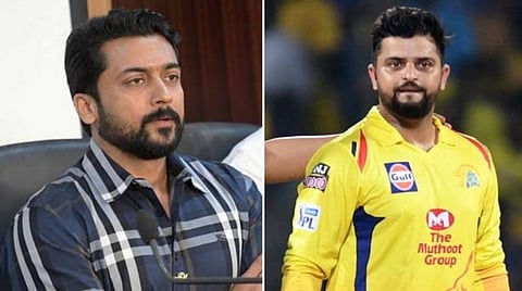 சுரேஷ் ரெய்னாவுக்கு சூர்யா ஆறுதல்