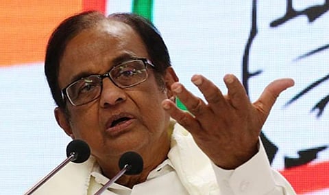 காங்கிரஸ் மூத்த தலைவர் ப.சிதம்பரம்: கோப்புப் படம்.