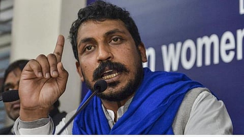 ஹாத்தரஸ் சம்பவக் குற்றவாளிகள் முதல்வர் யோகியின் தாக்கூர் சமூகத்தை சேர்ந்தவர்கள் என்பதால் உ.பி. அரசு காக்க முயல்கிறது –சந்திரசேகர் ஆசாத் குற்றச்சாட்டு