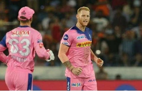 ராஜஸ்தான் ராயல்ஸ் வீரர் பென் ஸ்டோக்ஸ்: கோப்புப் படம்.