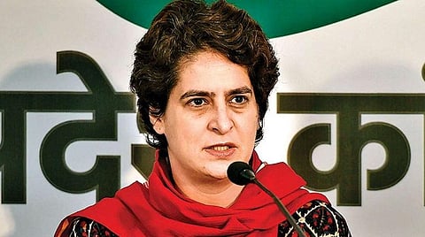 காங்கிரஸ் பொதுச் செயலாளர் பிரியங்கா காந்தி : கோப்புப் படம்.