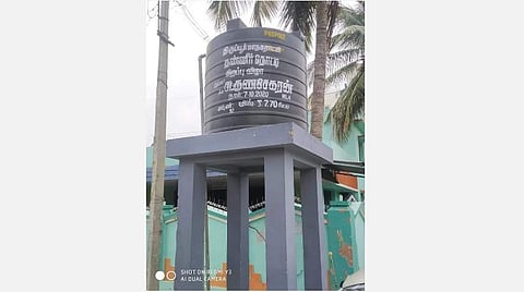 சின்டெக்ஸ் தொட்டி அமைக்க ரூ.7.7 லட்சமா? - ‘வாட்ஸ்-அப்’ தகவலுக்கு சட்டப்பேரவை உறுப்பினர் பதில்