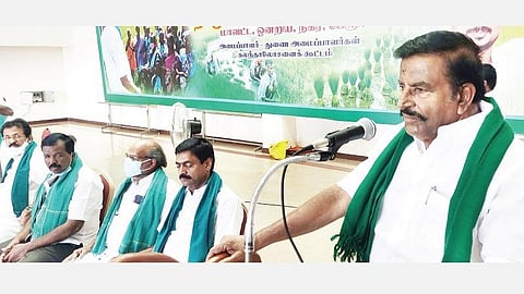 விவசாயிகள் முன்னேற்றத்துக்கான புதுமையான யோசனைகளை தெரிவிக்கலாம்: 12 மாவட்ட திமுகவினருக்கு கே.என்.நேரு அழைப்பு