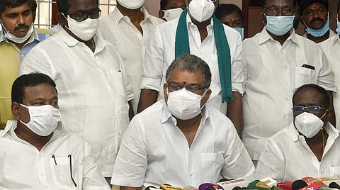 செய்தியாளர்கள் சந்திப்பில் ஜி.கே.வாசன்