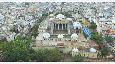 மதுரையில் உள்ள திருமலை நாயக்கர் மஹாலின் எழில்மிகு தோற்றம். படம்: எஸ்.கிருஷ்ணமூர்த்தி