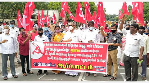 7.5% உள் ஒதுக்கீடு; ஆளுநர் உடனடியாக அனுமதி வழங்க வேண்டும்: பி.ஆர்.நடராஜன் எம்.பி. பேட்டி