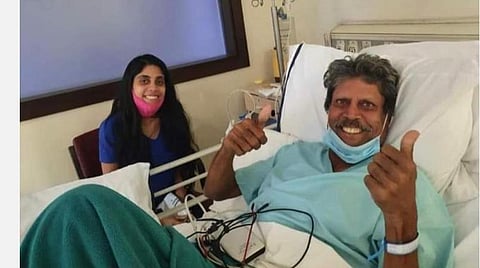 நலமடைந்தார்! மருத்துவமனையிலிருந்து கபில் தேவ் டிஸ்சார்ஜ்
