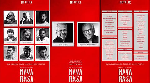 திரையுலகுக்கு உதவி: 'நவரசா' ஆந்தாலஜியின் இயக்குநர்கள், நடிகர்கள் அதிகாரபூர்வ அறிவிப்பு