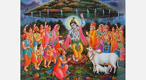 பட்சணங்களை பகிர்ந்து கொள்ளும் தீபாவளி; கோவர்த்தன கிரி நாயகனுக்கு ஒரு விழா! 