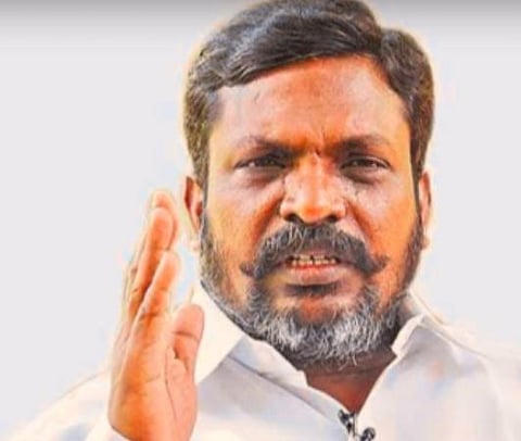 திருமாவளவன்: கோப்புப்படம்