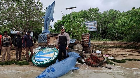 காற்றழுத்தத் தாழ்வுப் பகுதியாக வலுவிழந்த புரெவி புயல்: தொடர் சூறாவளியால் பாதிப்பிற்குள்ளான குருசடை தீவு