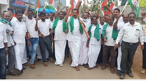 நாகர்கோவில் அருகே காங்கிரஸார் ஏர், கலப்பைப் பேரணி; எம்எல்ஏக்கள் ராஜேஷ்குமார், பிரின்ஸ் கைது