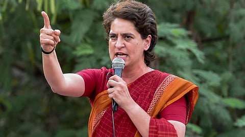 காங்கிரஸ் பொதுச் செயலாளர் பிரியங்கா காந்தி : கோப்புப் படம்.