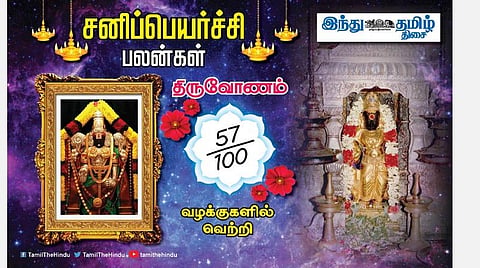 சனிப்பெயர்ச்சி பலன்கள் ;திருவோணம் நட்சத்திர அன்பர்களே! எதிர்பாராத செலவு; மனவருத்தம்; திடீர் கருத்து மோதல்; புதிய வாய்ப்புகள்! 